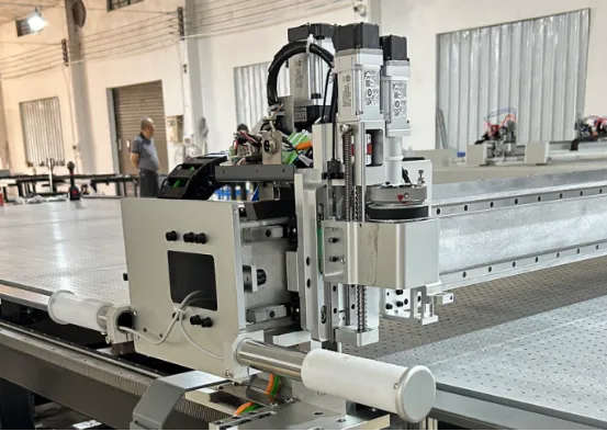 ZINGCUT CNC cutting machine beam and cutter head adjustment