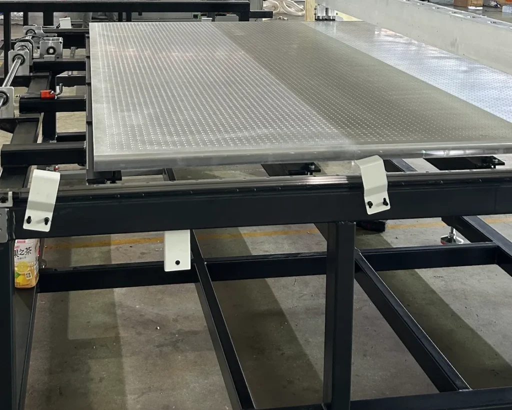 ZINGCUT CNC cutting machine work platform installation