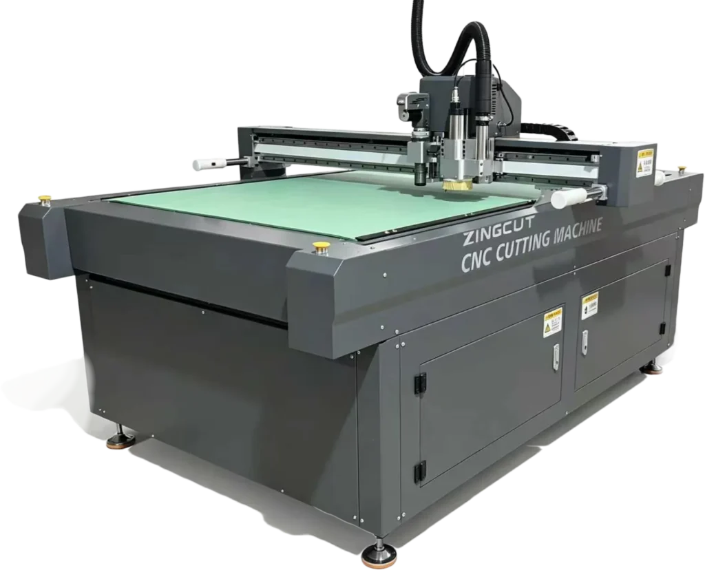 ZINGCUT static table CNC cutter, stable flat‑bed digital cutting machine for sample making and small‑batch production