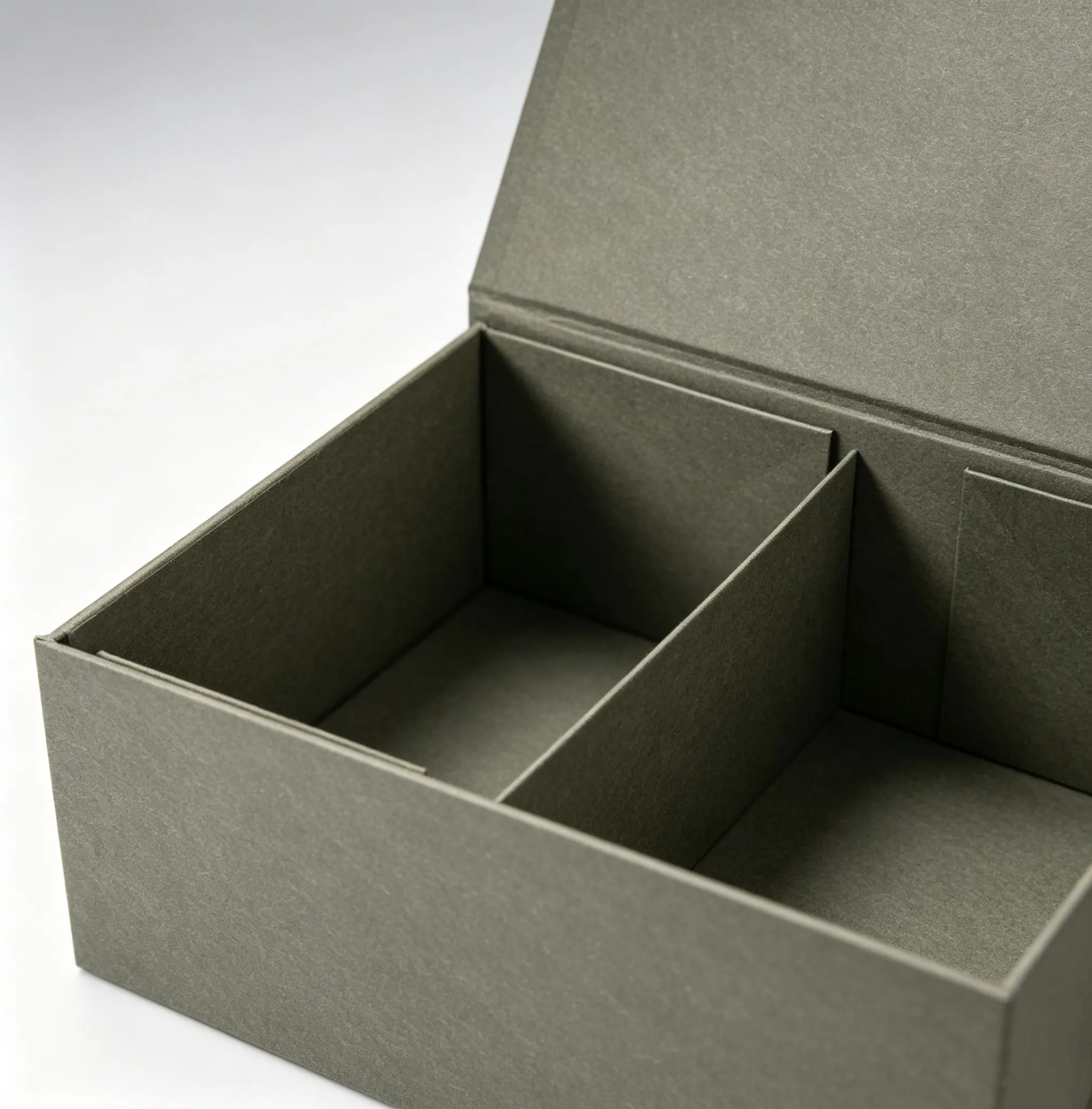 High-end gift box grey board cutting and creasing sample made by ZINGCUT vibration knife cutting machine
