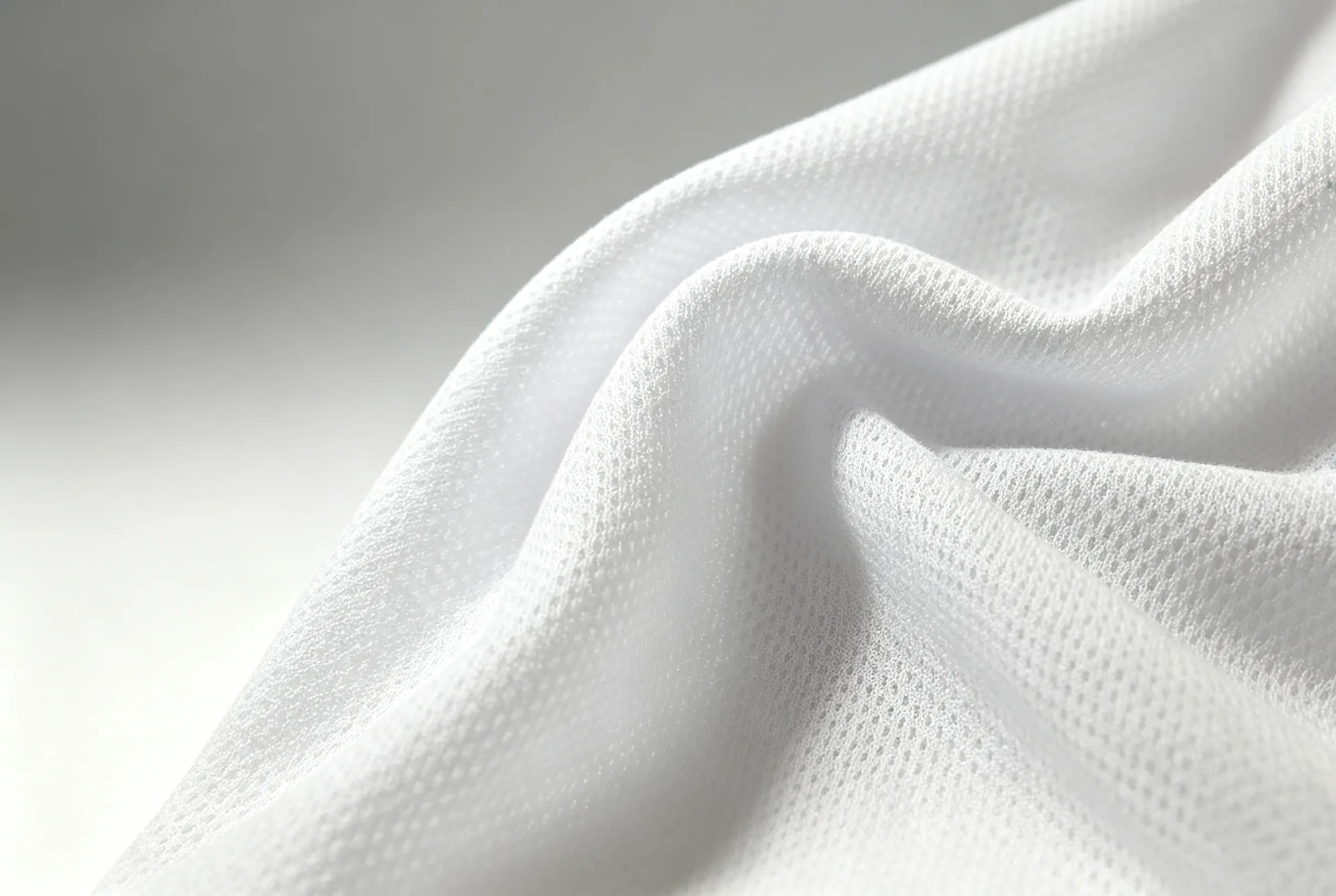 Mesh fabric cutting sample for sportswear processed by ZINGCUT apparel cutting machine