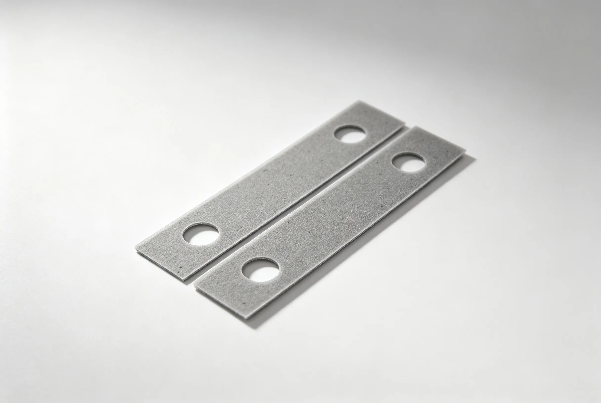Perforated silicone sheet sealing parts cut by flexible digital cutter for composite industrial components