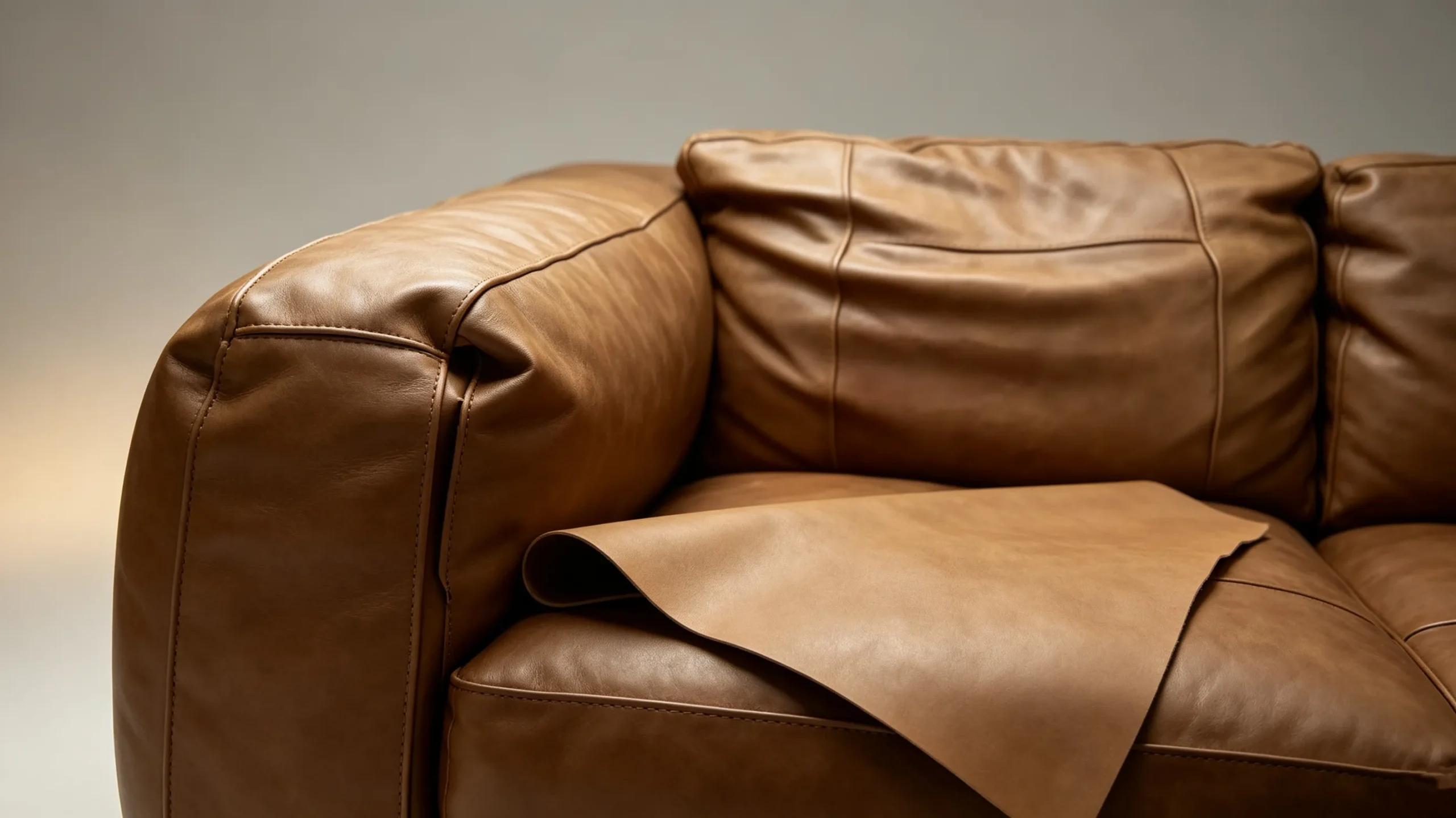 ZINGCUT digital cutter for sofa leather cover, furniture upholstery leather cutting sample
