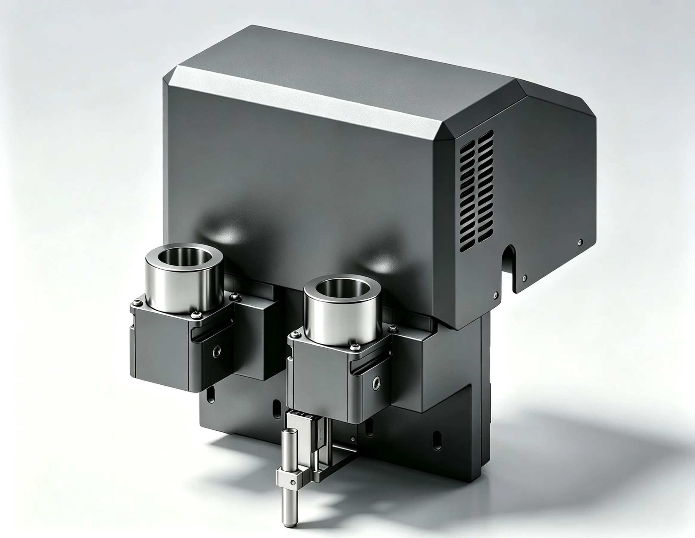 Two-modular cutting head for ZINGCUT flexible cutter, two tools mounted simultaneously for cutting and creasing