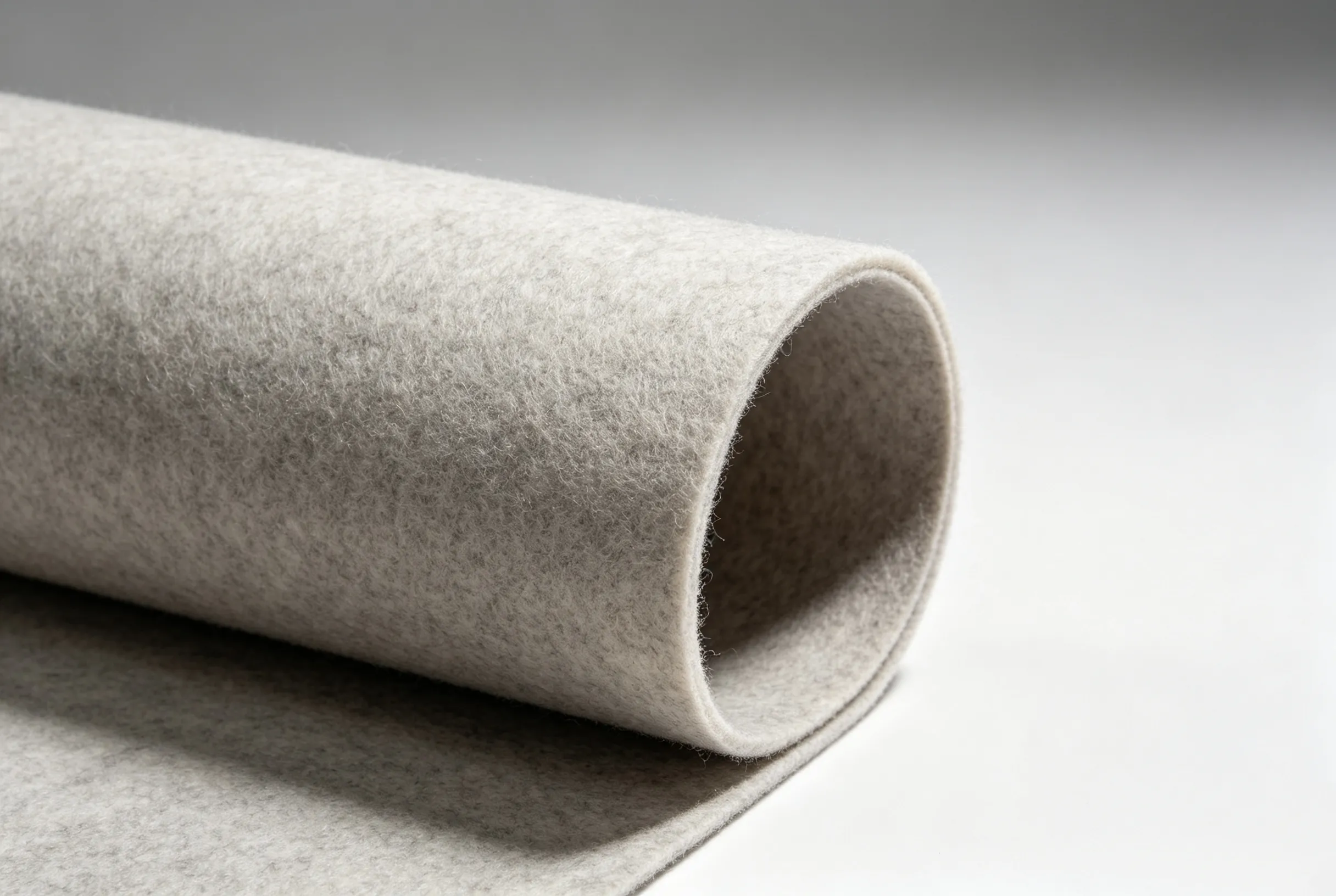 ZINGCUT felt cutting sample, dense non‑woven felt for furniture bottom pads, burr‑free clean cutting edge without fiber shedding