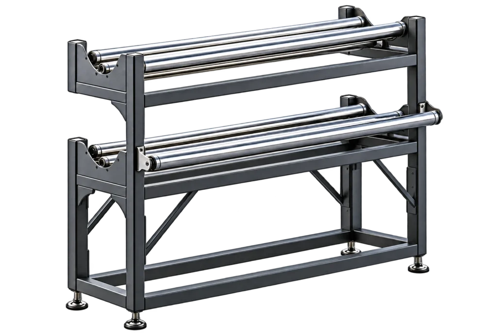 Double‑Layer Feed Rack, cnc digital cutter accessory for roll material continuous auto feeding 