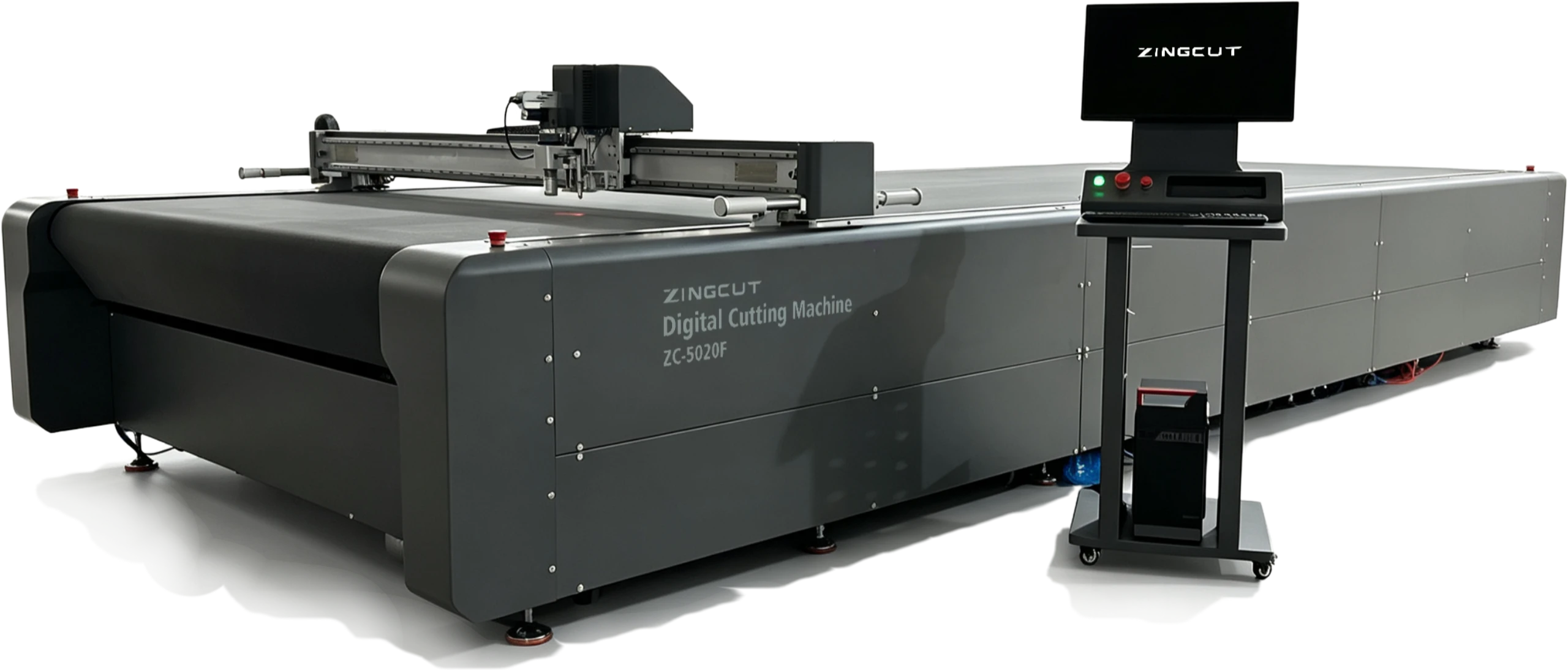 Dual-Station Table accessory for ZINGCUT CNC digital cutter, two zone worktable for uninterrupted cutting production